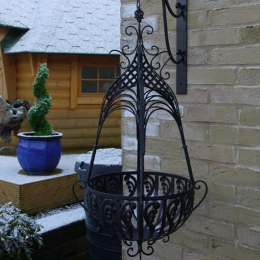 Black Hanging Basket