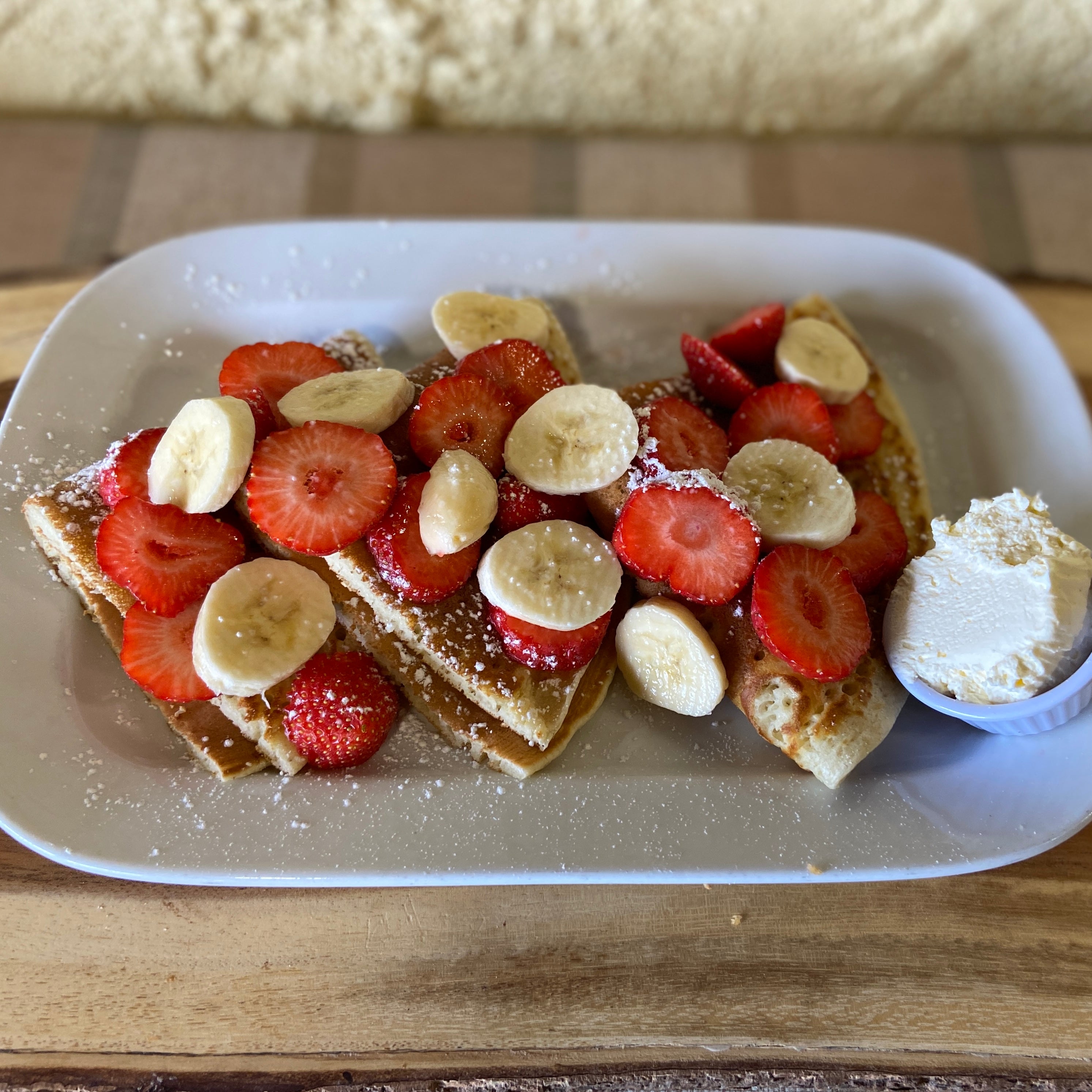 Strawberry & Banana Pancakes