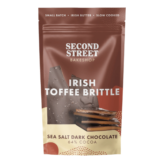 Irish Toffee Brittle with Sea Salt