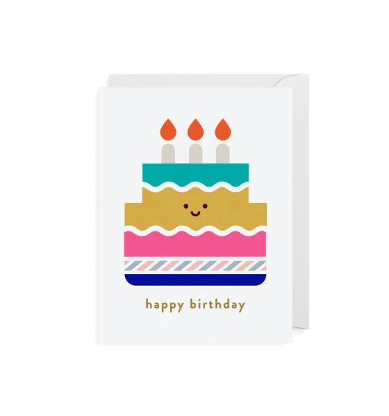 "Happy Birthday" Cake Card