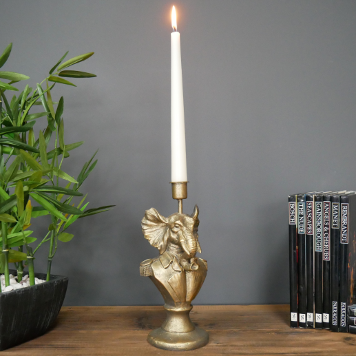 Elephant Head Candle Holder