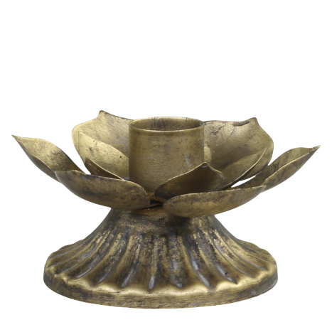 Candle Stickholder With Leaves