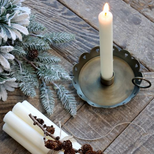 Dinner Candle Mother of Pearl