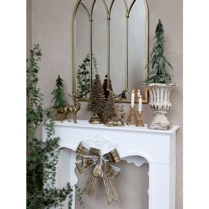 Glass Festive Candle Holder