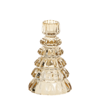 Glass Festive Candle Holder