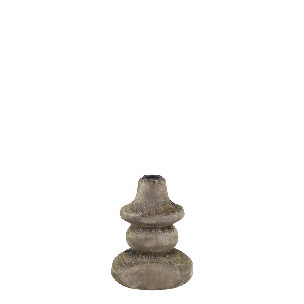 Stone Candlestick Holder