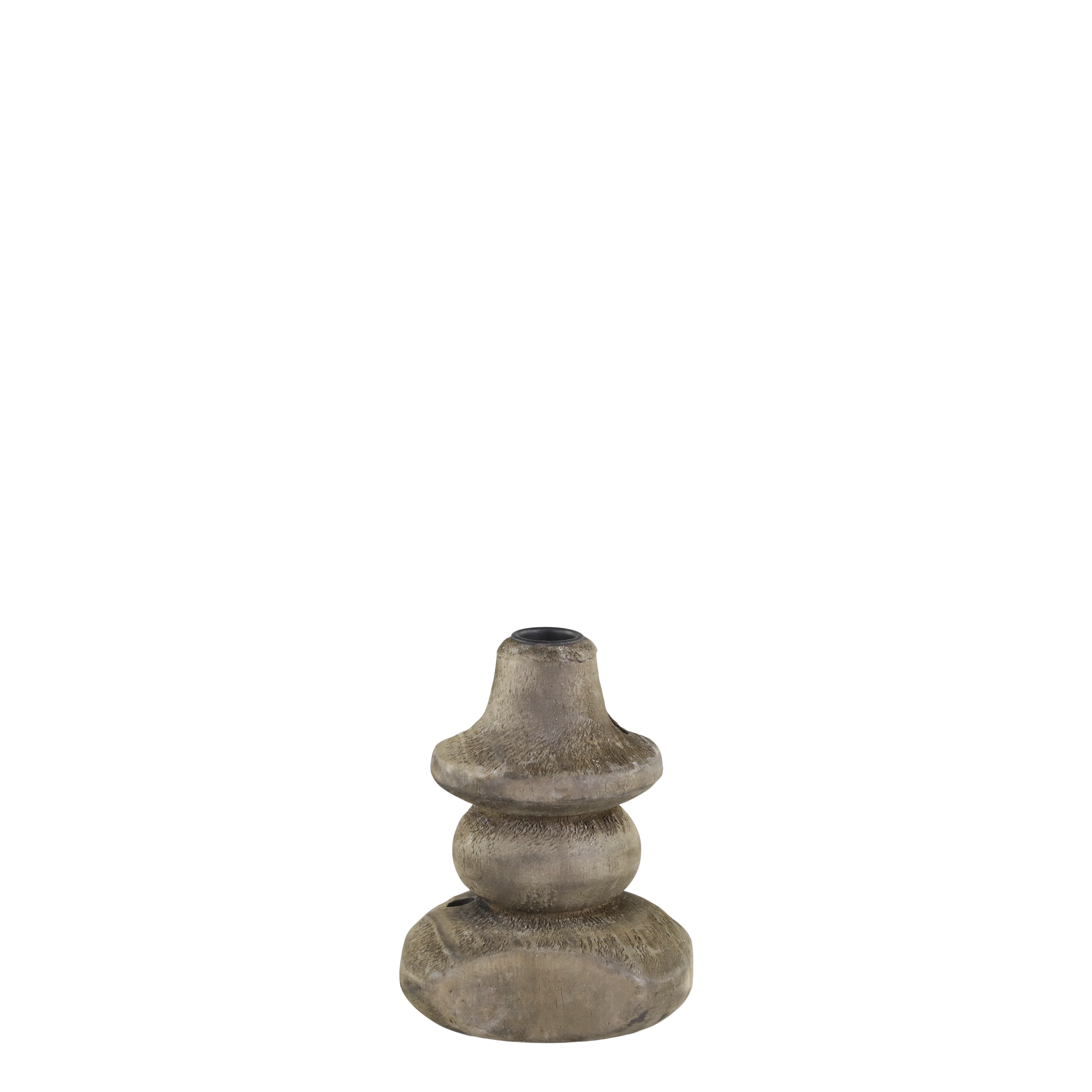 Stone Candlestick Holder