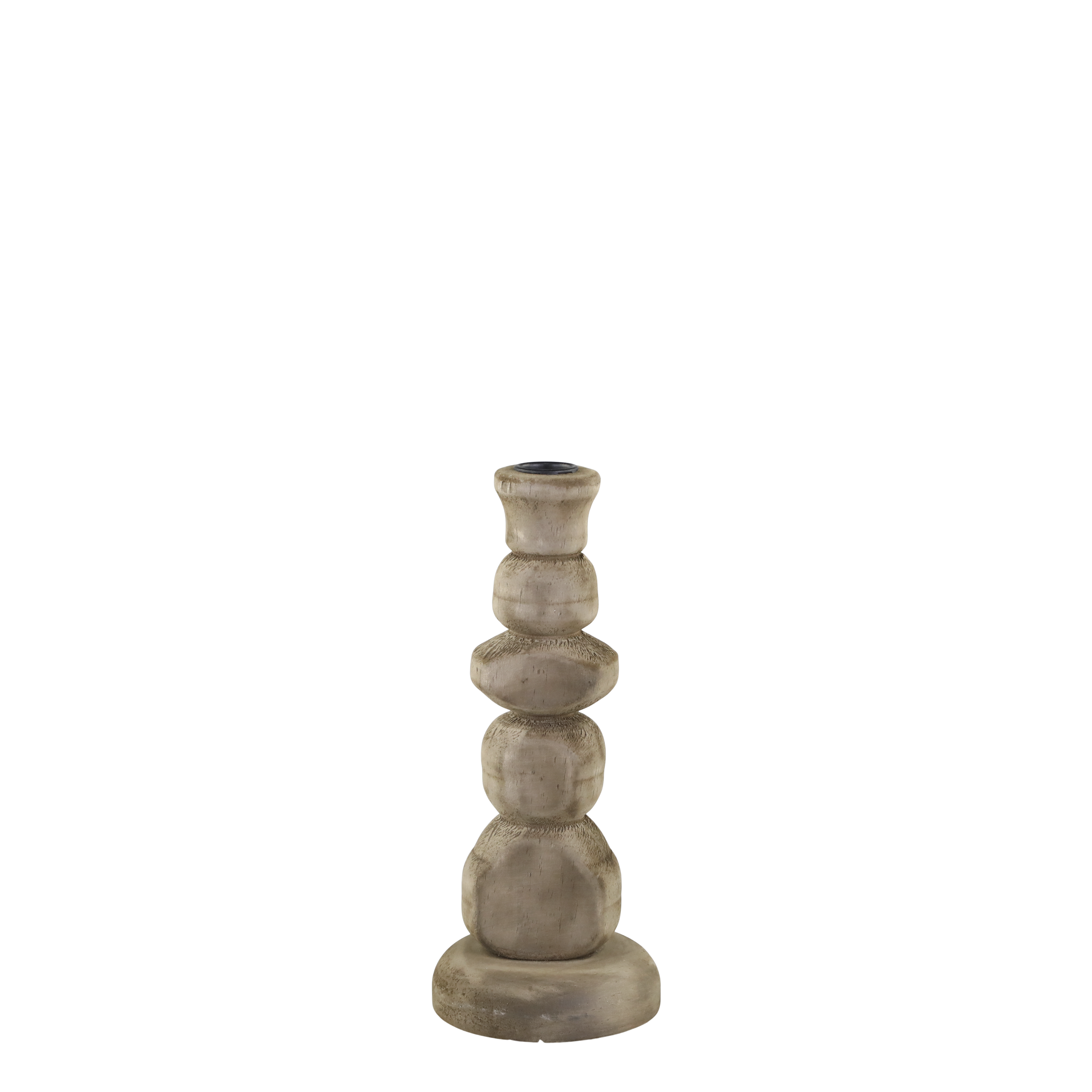 Stone Candlestick Holder