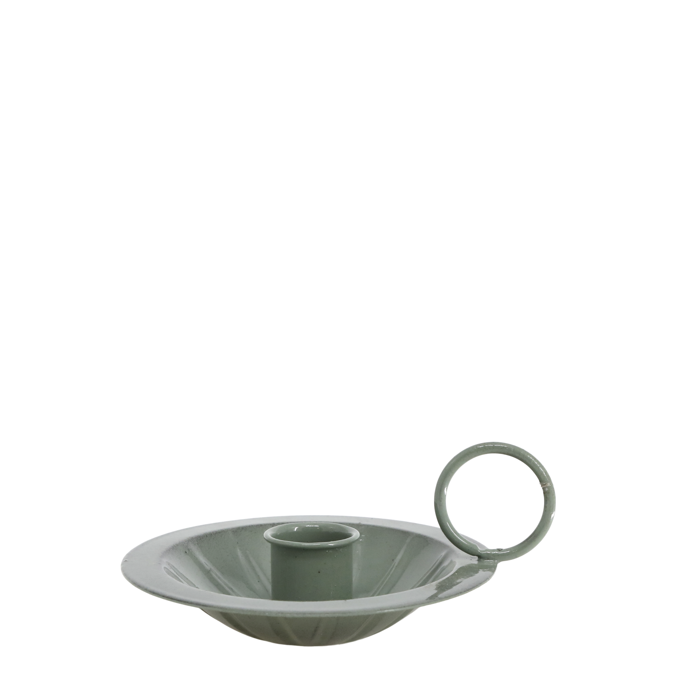 Green Chamberstick Holder