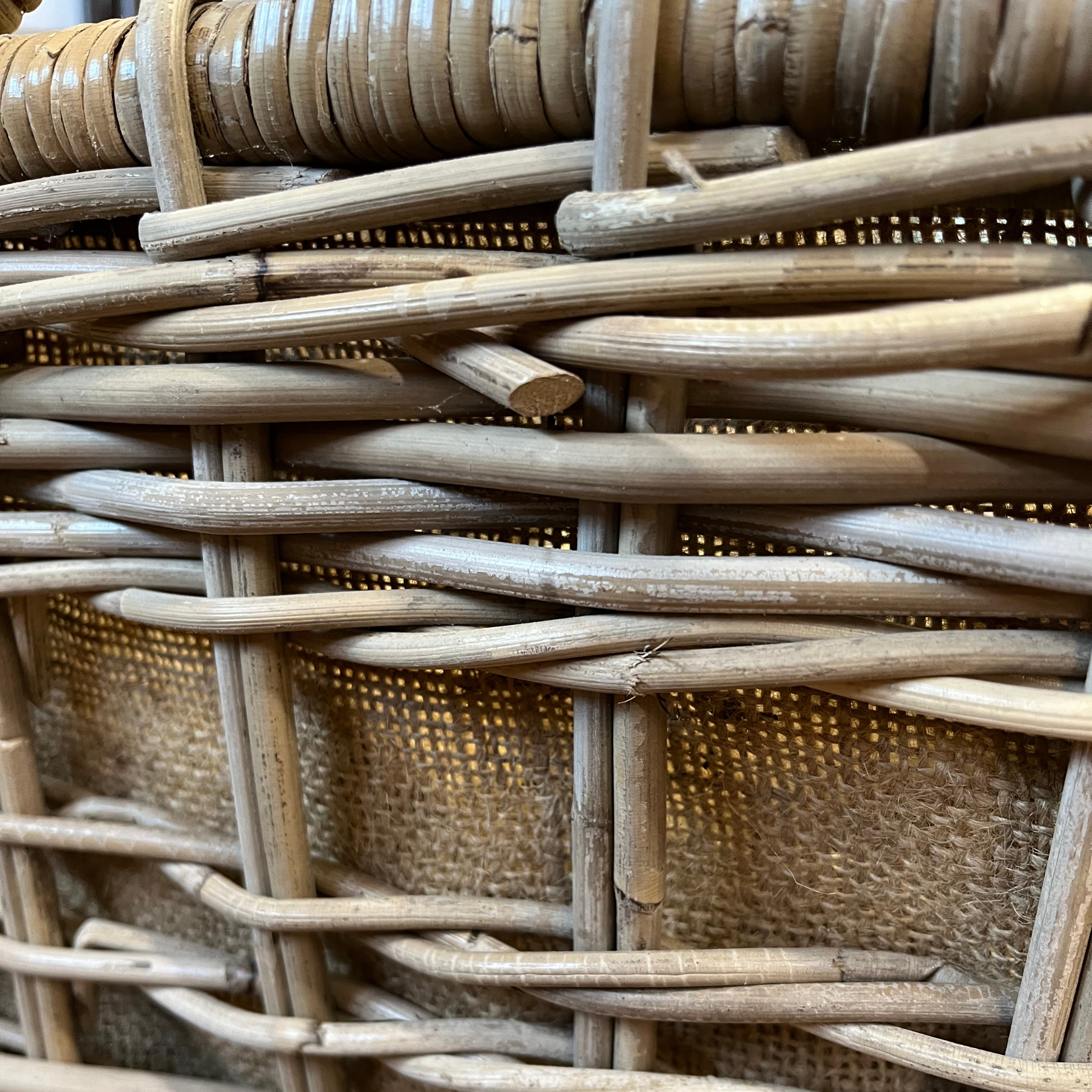 Open Weave Basket with Jute Liner