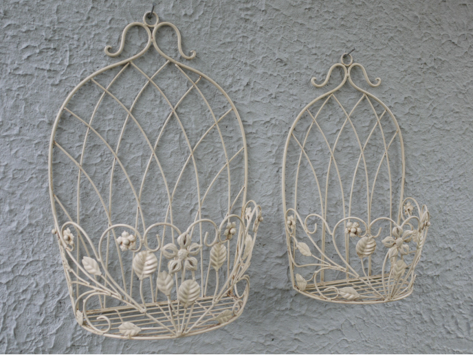 Cream Wall Planter [Large]