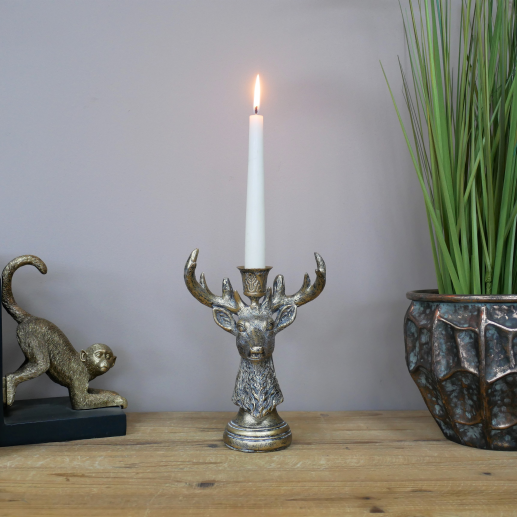 Stag Candle Holder