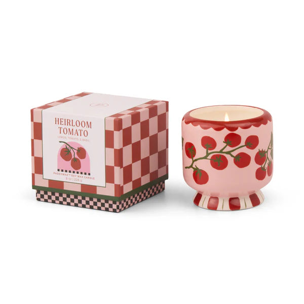 Hierloom Tomato Ceramic Candle