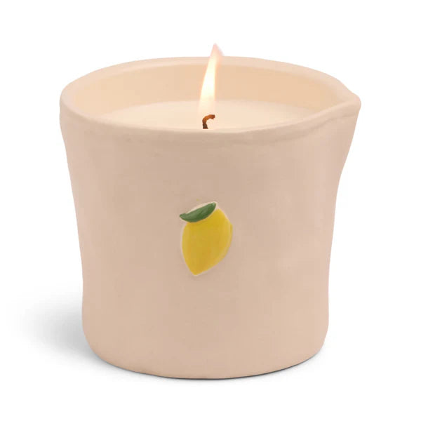 Meyer Lemon Ceramic Candle
