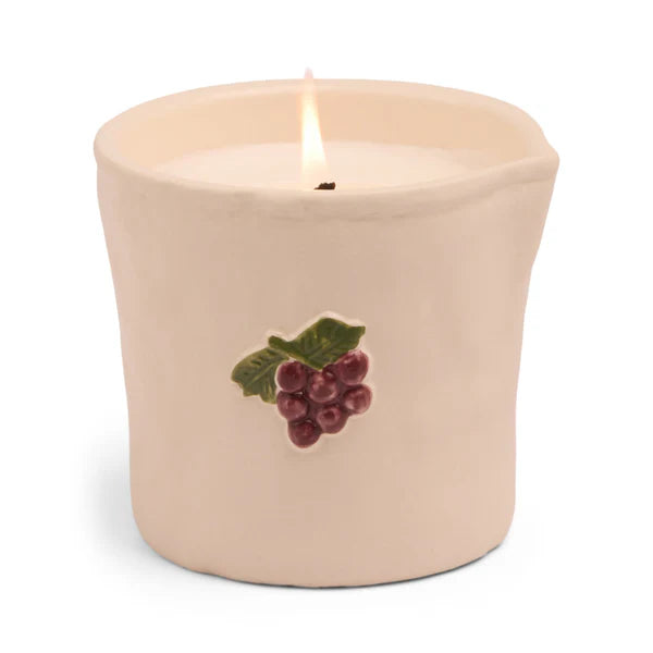 Bordeaux Grapes Boxed Candle