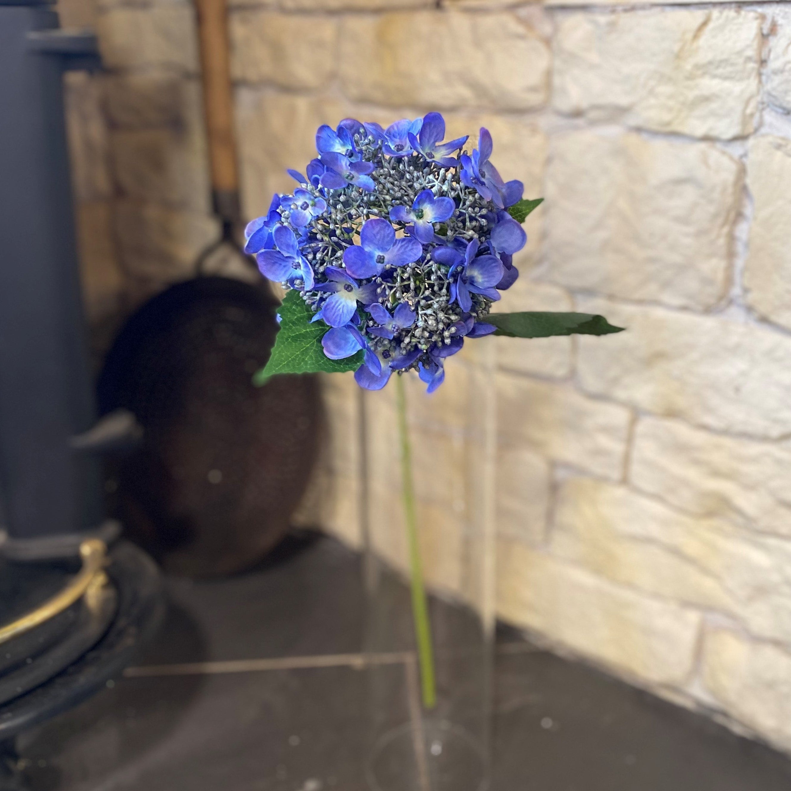 Hydrangea Spray Dark Blue