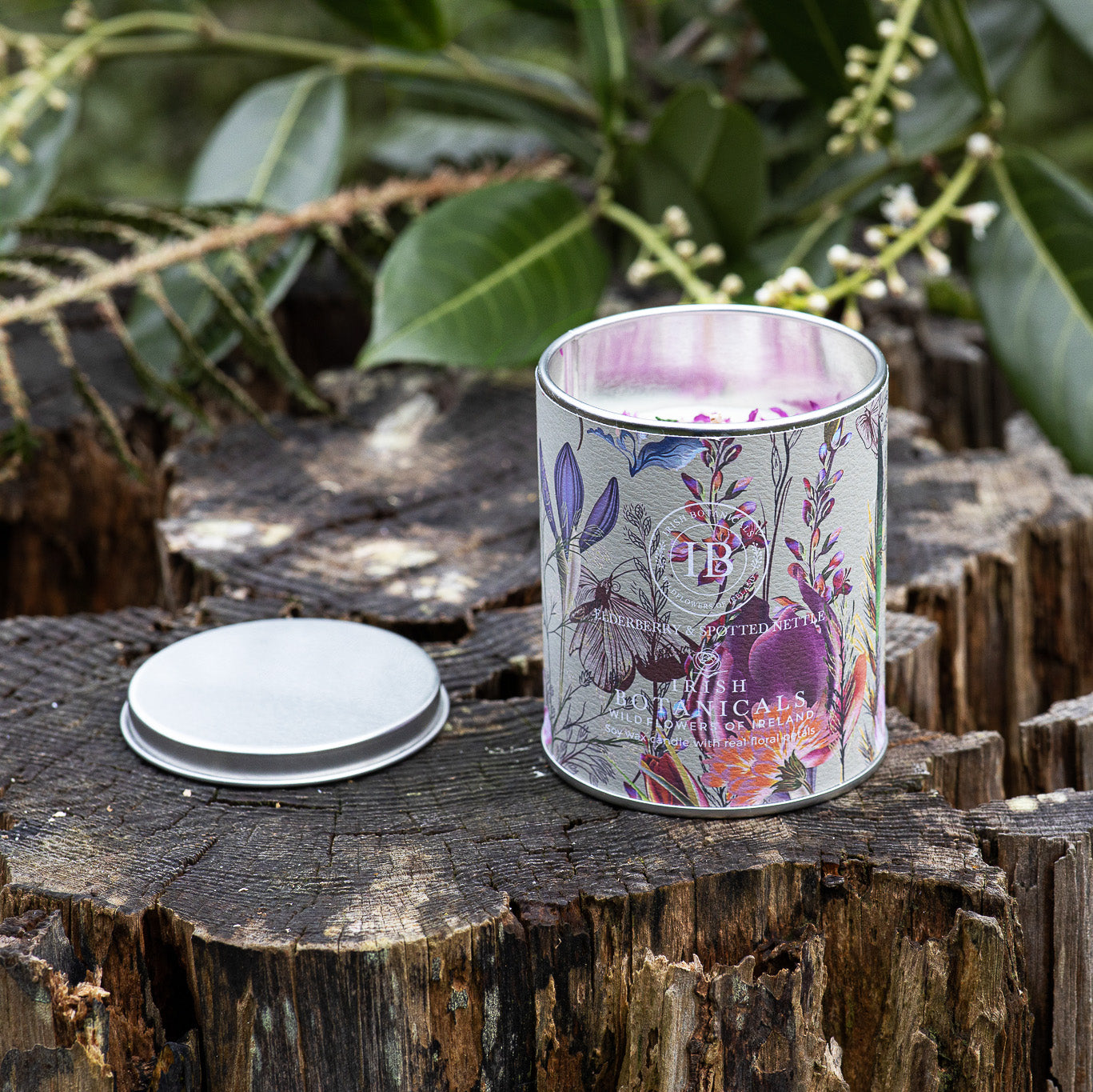 Elderberry & Nettle Tin Candle