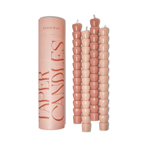 Taper Candles Set Pink & Blush