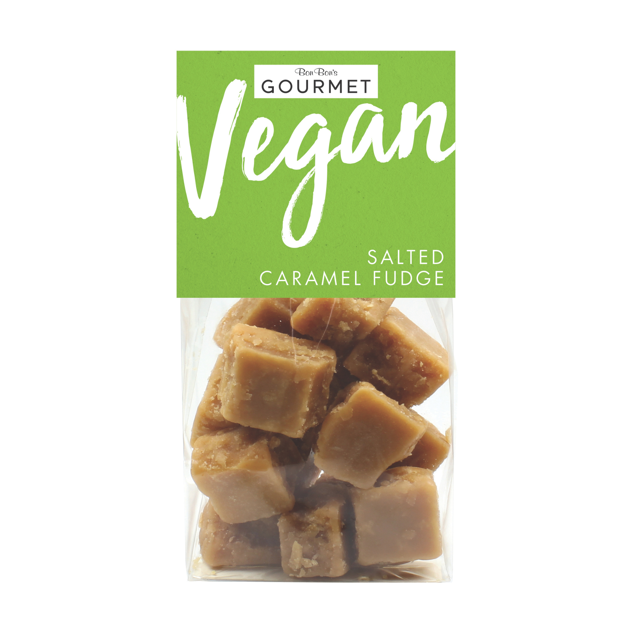 Vegan Salted Caramel Fudge Squares