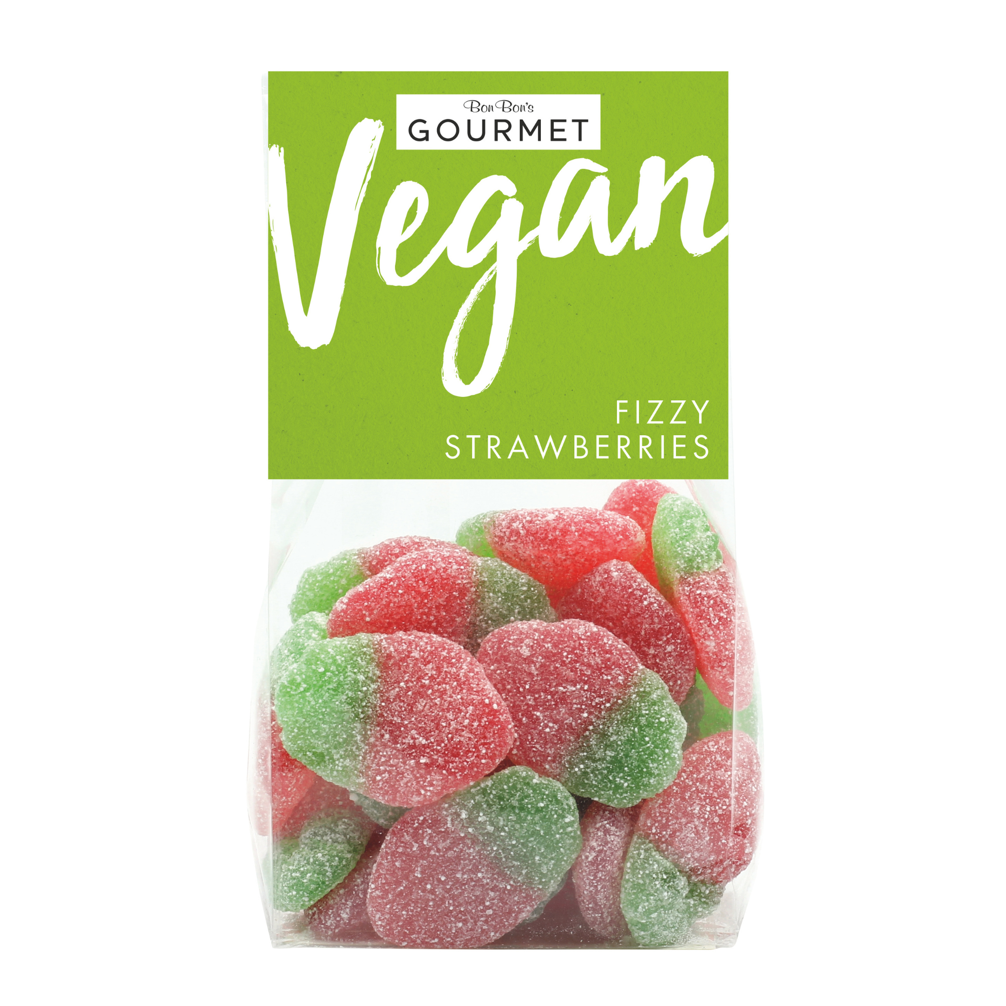 Vegan Fizzy Strawberries