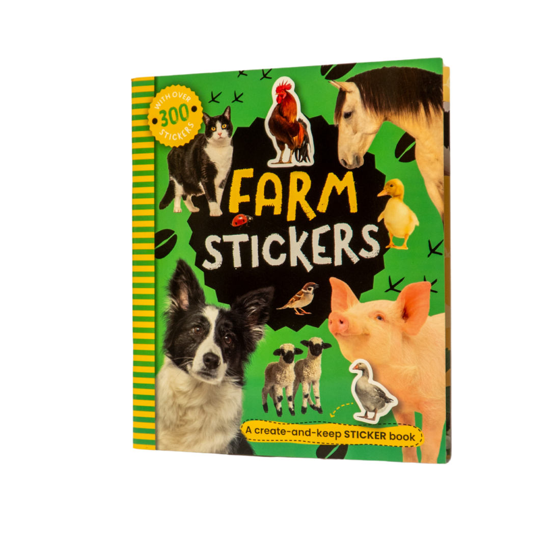 "Farm Stickers" Book