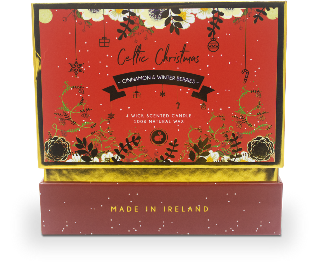 Cinnamon & Winter Berries Candle (4 Wick)