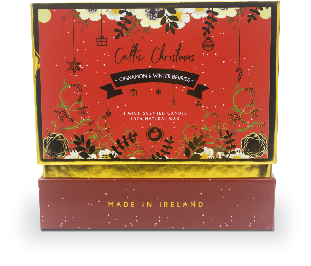 Cinnamon & Winter Berries Candle (4 Wick)