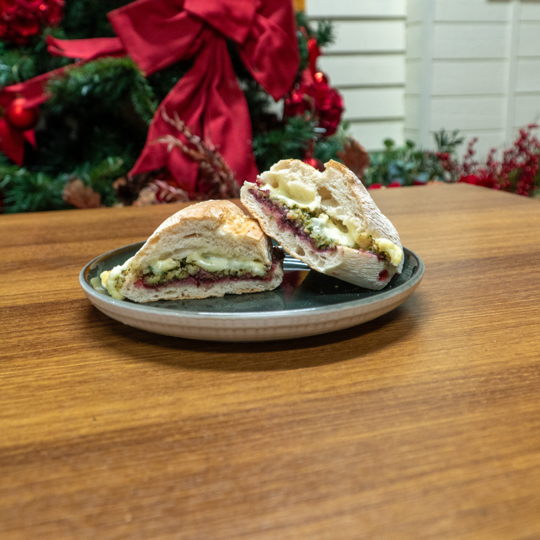 Veggie Christmas Sandwich