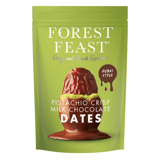 Pistachio Crisp Milk Chocolate Dates