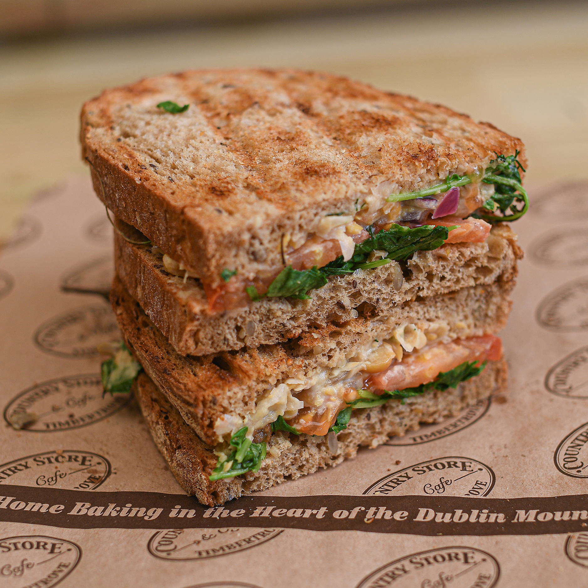 Vegan Sunflower Chickpea Sandwich