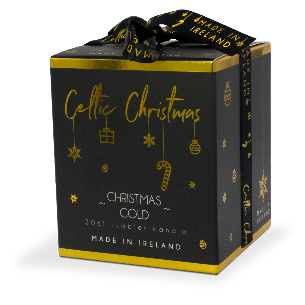 Christmas Gold Candle (1 Wick)